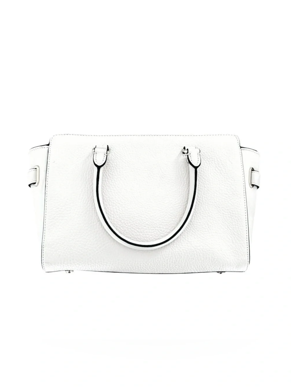 Coach Blake 25 Carryall Chalk Pebbled Leather Purse - Picture 7 of 8